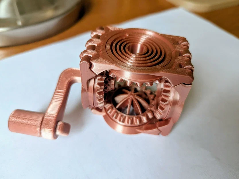 Đồ chơi bánh răng xếp gọn / Bài in test máy - Image 2