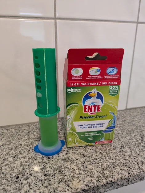 Tay cầm thay thế 3D cho dụng cụ nhấn gel tẩy bồn cầu WC Ente - Image 1