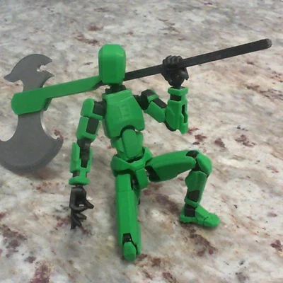 Rìu chiến khổng lồ (Oversized Axe) cho mô hình Dummy 13