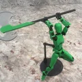Rìu chiến khổng lồ (Oversized Axe) cho mô hình Dummy 13 - Thumbnail 3