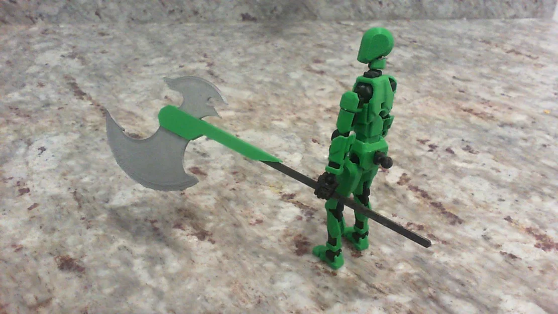 Rìu chiến khổng lồ (Oversized Axe) cho mô hình Dummy 13 - Image 4