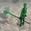 Rìu chiến khổng lồ (Oversized Axe) cho mô hình Dummy 13 - Thumbnail 4