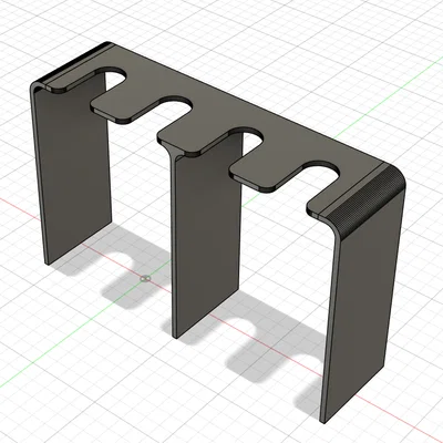 Giá treo bàn chải đánh răng 4 ngăn in 3D gọn gàng, tiện lợi