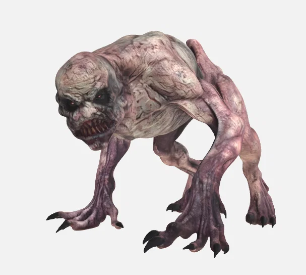 Mô hình 3D quái vật Ghoul trong Witcher 3: Wild Hunt - Image 2