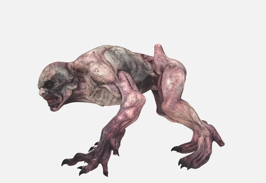 Mô hình 3D quái vật Ghoul trong Witcher 3: Wild Hunt - Image 3