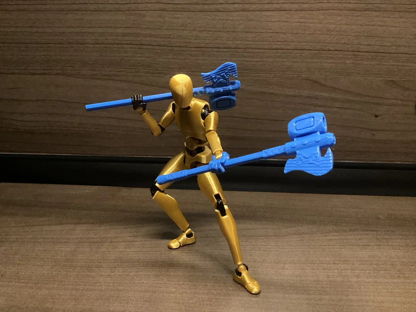 Mô hình rìu Spiritfall cho Dummy hoặc Carbon 13 - Phụ kiện in 3D - Image 1