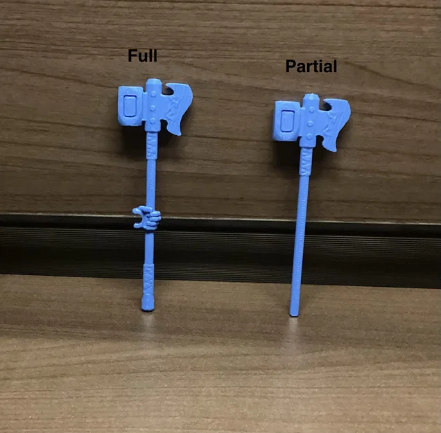 Mô hình rìu Spiritfall cho Dummy hoặc Carbon 13 - Phụ kiện in 3D - Image 2