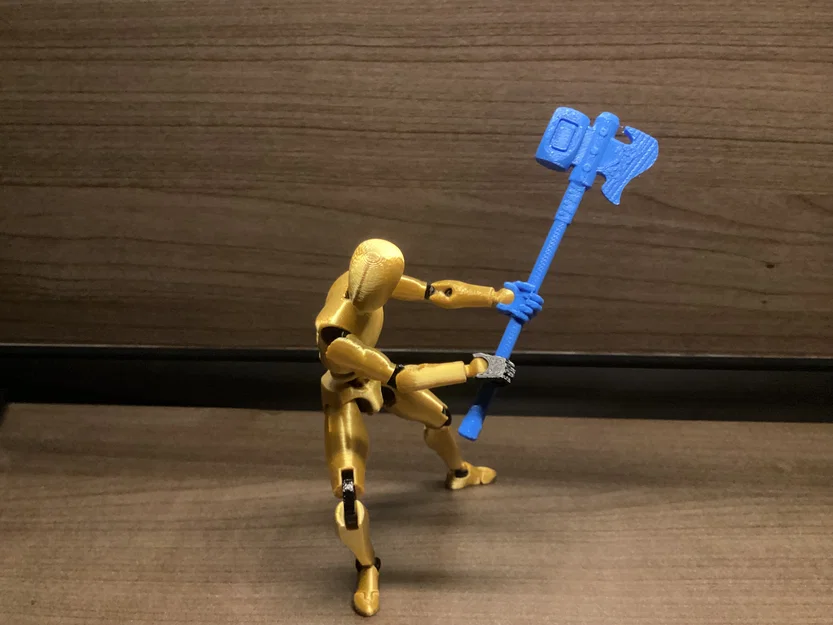 Mô hình rìu Spiritfall cho Dummy hoặc Carbon 13 - Phụ kiện in 3D - Image 4