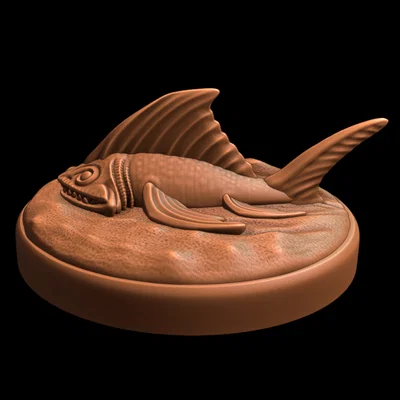 Cá Cát (Sand Fish) - Mô hình quái vật sa mạc cho TTRPG