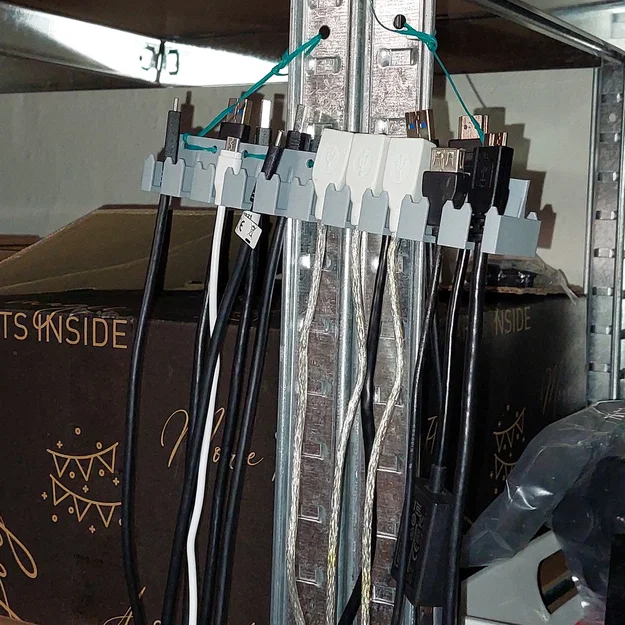 Bộ giá treo/kẹp cố định cáp USB và RJ45 - Image 4