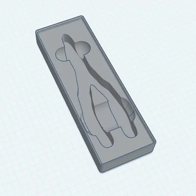Khay 3D đựng kìm ICON 8 inch hệ Gridfinity chuyên dụng