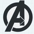 Mô hình logo Avengers 3D sắc nét - Dễ in cho mọi máy in - Thumbnail 2