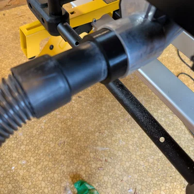 Đầu chuyển máy hút bụi cho máy cưa bàn DeWalt