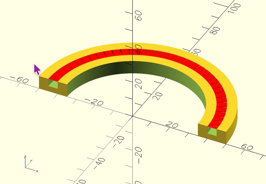 Cách tạo bridging ngắn cho các overhang hoặc khe hở phức tạp - OpenSCAD - Image 1