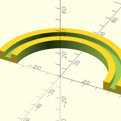 Cách tạo bridging ngắn cho các overhang hoặc khe hở phức tạp - OpenSCAD