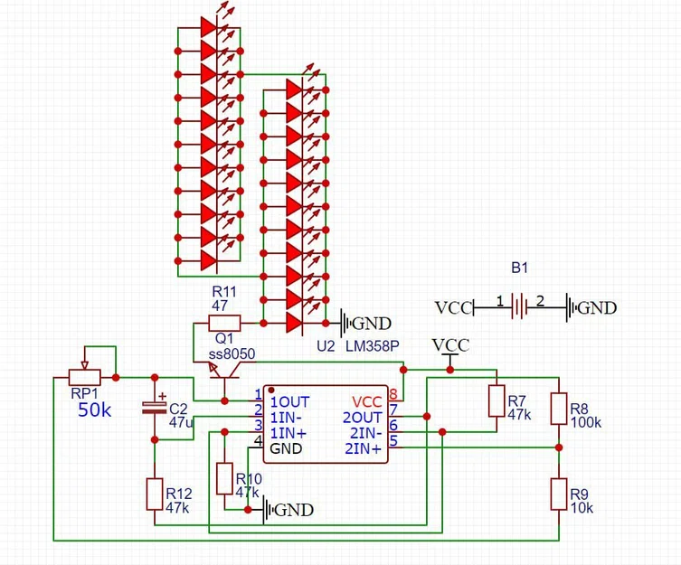 Giá đỡ đơn giản cho bộ kit LED trái tim tự lắp ráp - Image 2