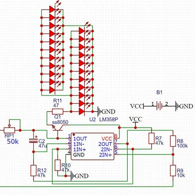 Giá đỡ đơn giản cho bộ kit LED trái tim tự lắp ráp