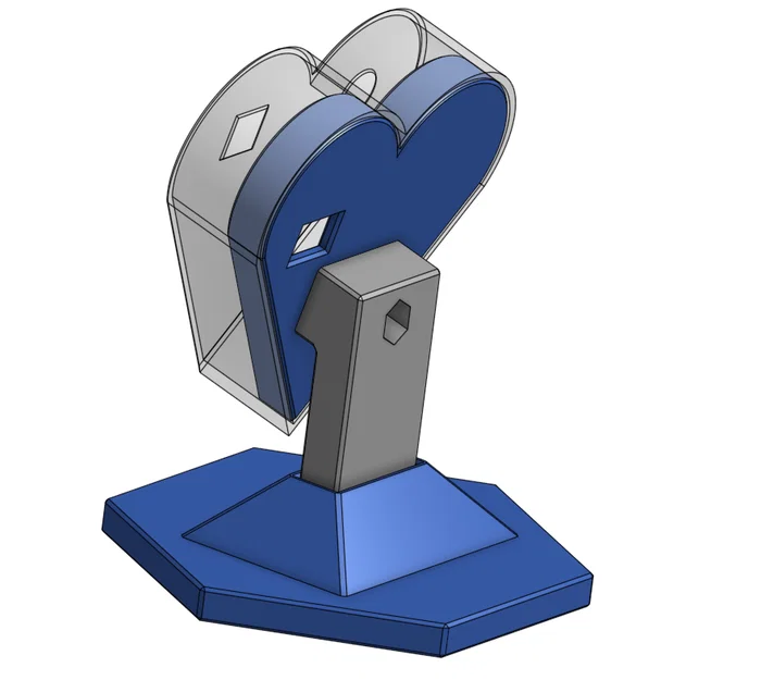 Giá đỡ đơn giản cho bộ kit LED trái tim tự lắp ráp - Image 6