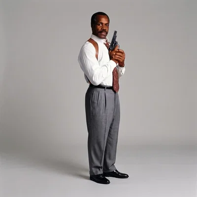 Mô hình 3D nhân vật Lethal Weapon (Riggs & Murtaugh) năm 1987