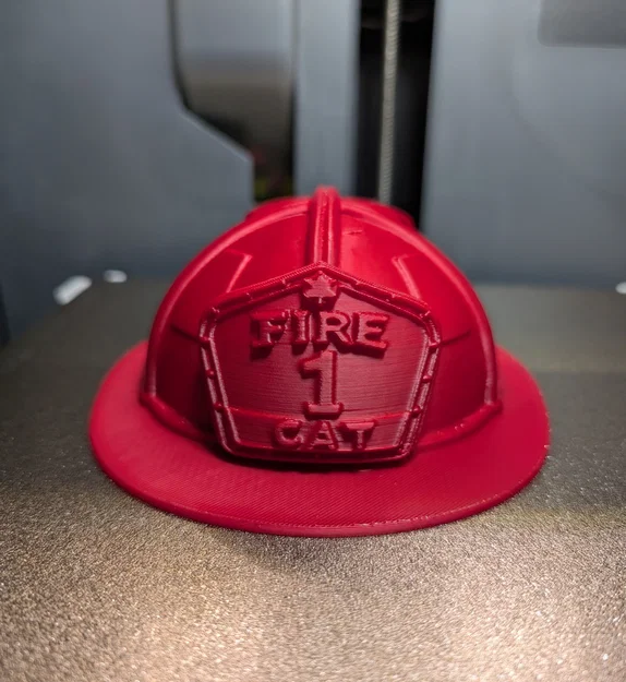 Mũ bảo hiểm lính cứu hỏa cho mèo - Image 2