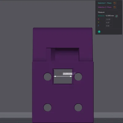 Ngàm gắn động cơ Ender 3 Pro (motor mount) hỗ trợ dây cáp 12mm