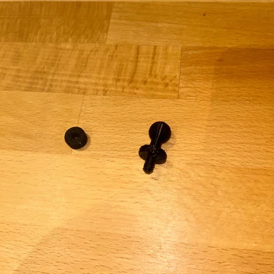 Linh kiện thay thế cho chân máy ảnh nhỏ Rollei, khớp cầu và ngàm giữ chân