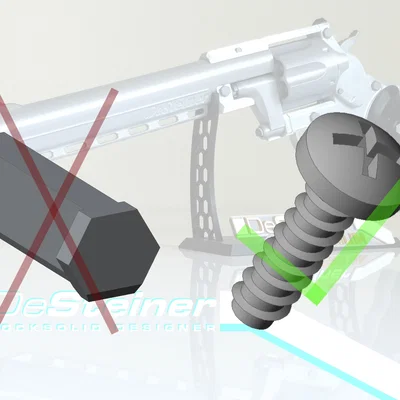 Bản nâng cấp mô hình Revolver II sử dụng ốc vít kim loại