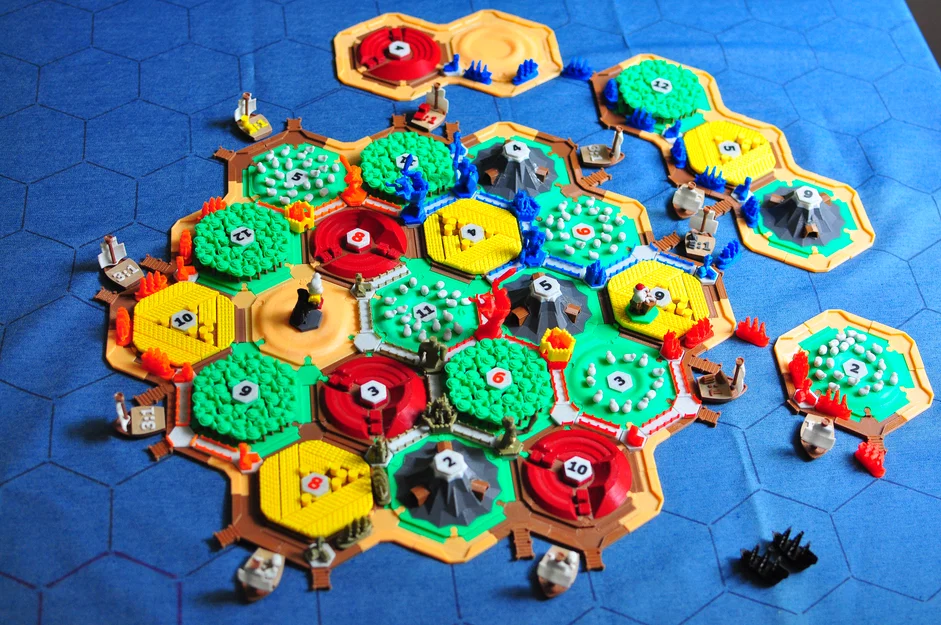 Bộ cờ Catan đầy đủ - Cities & Knight và Seafarers - Image 1