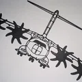 Mô hình treo tường máy bay quân sự Airbus A400M in 3D - Thumbnail 1