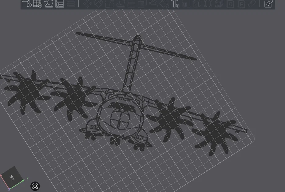 Mô hình treo tường máy bay quân sự Airbus A400M in 3D - Image 3