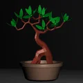 Mô hình cây Bonsai 3D kèm chậu - Tự tay tô màu trang trí - Thumbnail 2