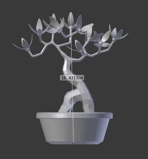 Mô hình cây Bonsai 3D kèm chậu - Tự tay tô màu trang trí - Image 5
