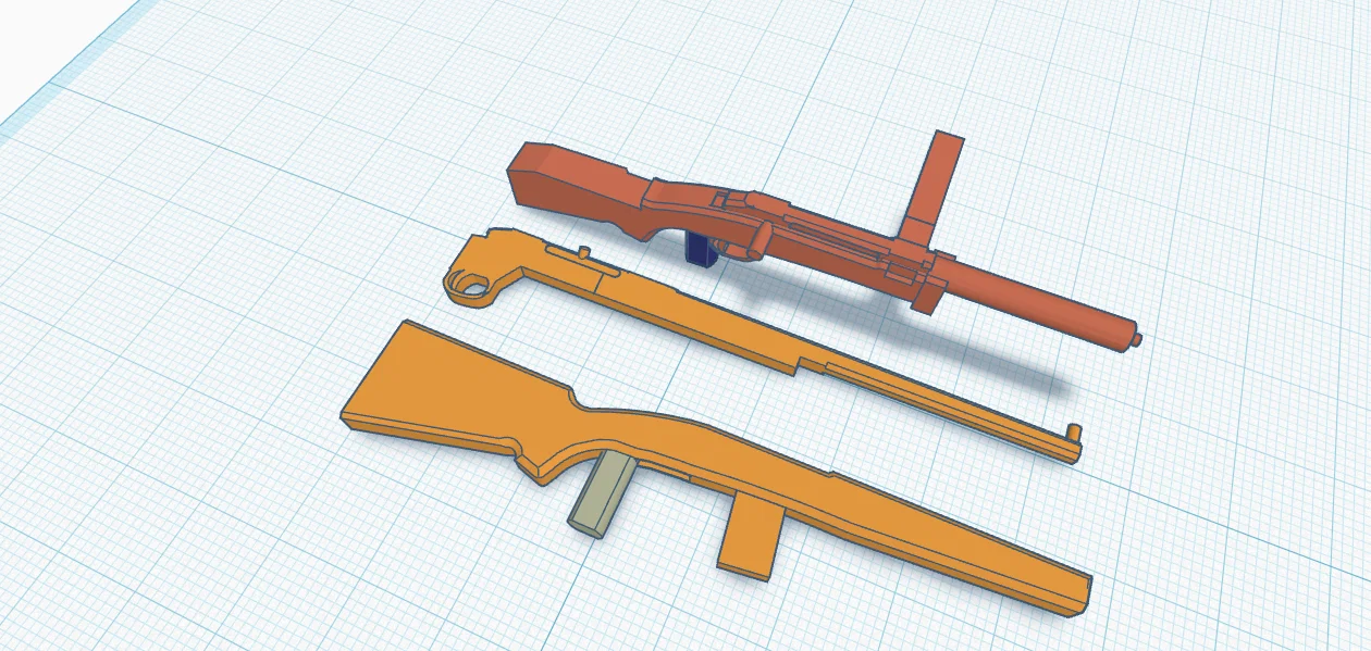 Mô hình súng kiểu Đức (German guns) cho nhân vật Dummy 13 - Image 1