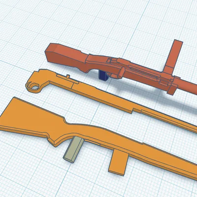Mô hình súng kiểu Đức (German guns) cho nhân vật Dummy 13