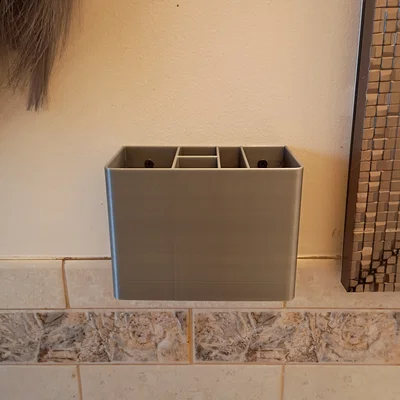 Giá treo bàn chải và lược gắn tường 3D tiện dụng cho phòng tắm