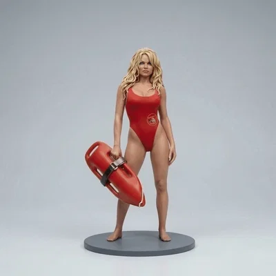 Mô hình 3D Pamela Anderson Baywatch 1989 sắc nét