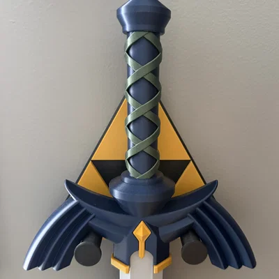 Giá treo tường Master Sword (Tri-force) cho fan Zelda
