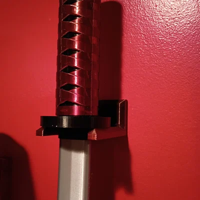 Giá treo tường Katana đơn giản cho mô hình kiếm của bạn