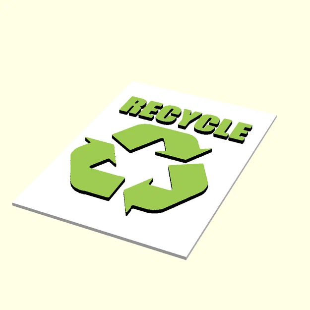 Biển báo Thùng rác/Tái chế - Image 6