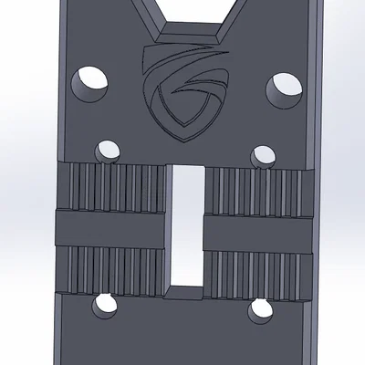 Ngàm gắn Dragon Burner cho ray MGN12H (có và không có Klicky)