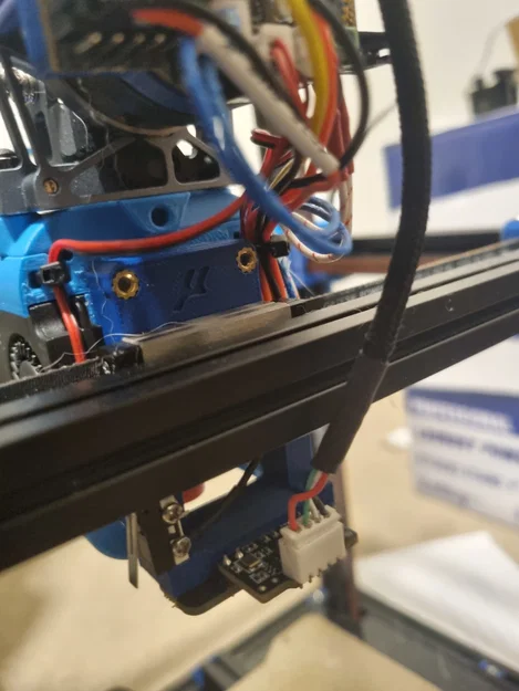 Ngàm gắn Beacon Probe cho Dragon Burner - Dùng cho ray trượt MGN9H trên Voron Micron - Image 2