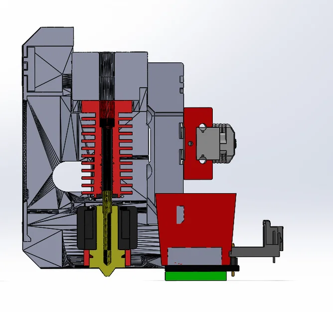 Ngàm gắn Beacon Probe cho Dragon Burner - Dùng cho ray trượt MGN9H trên Voron Micron - Image 6