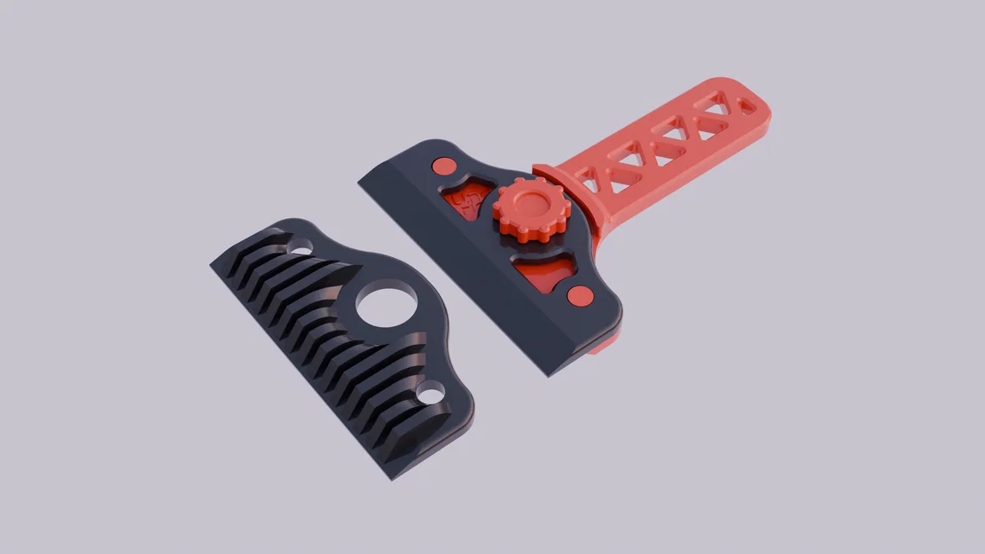 Cây cạo đá kính chắn gió xe hơi có lưỡi thay thế được - Image 1