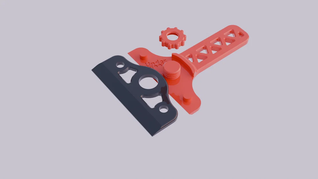 Cây cạo đá kính chắn gió xe hơi có lưỡi thay thế được - Image 2