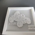 Tranh in 3D Lithophane bìa album Gorillaz độc đáo cho fan - Thumbnail 2