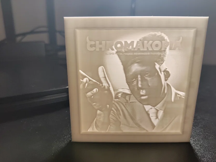 Tranh Lithophane Album Chromakopia Tyler, The Creator In 3D - Image 1