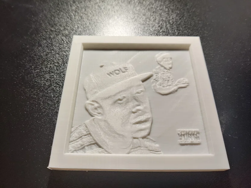 Tranh Lithophane album Wolf của Tyler, The Creator in 3D - Image 2