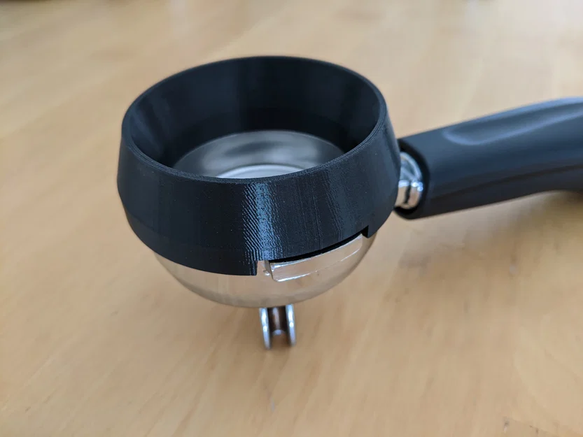 Phễu đong cà phê 58.5mm cho tay cầm Rancilio Silvia - In 3D hiệu quả - Image 1