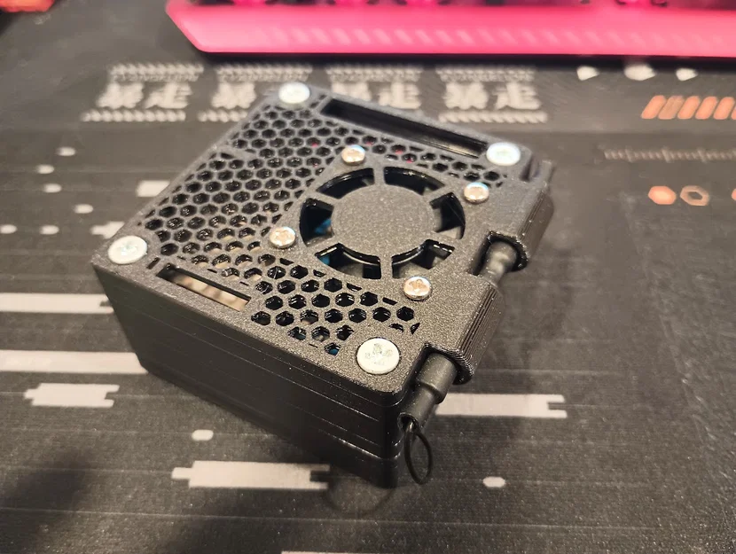 Vỏ case Orange Pi Zero 3 tích hợp quạt 30mm - Image 2