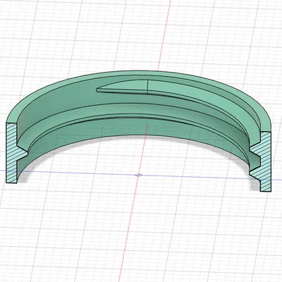 File Thiết Kế Ren Nắp Chai 500ml (Chuẩn 3mm) Cho In 3D